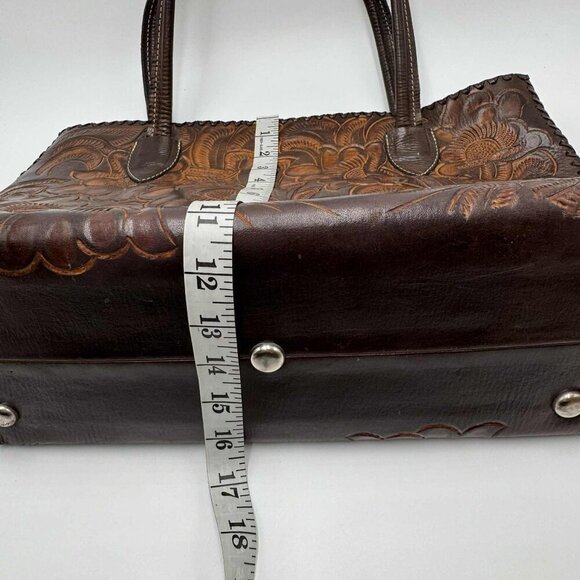 Leather Purse Artisan Brown - Picture 2 of 14